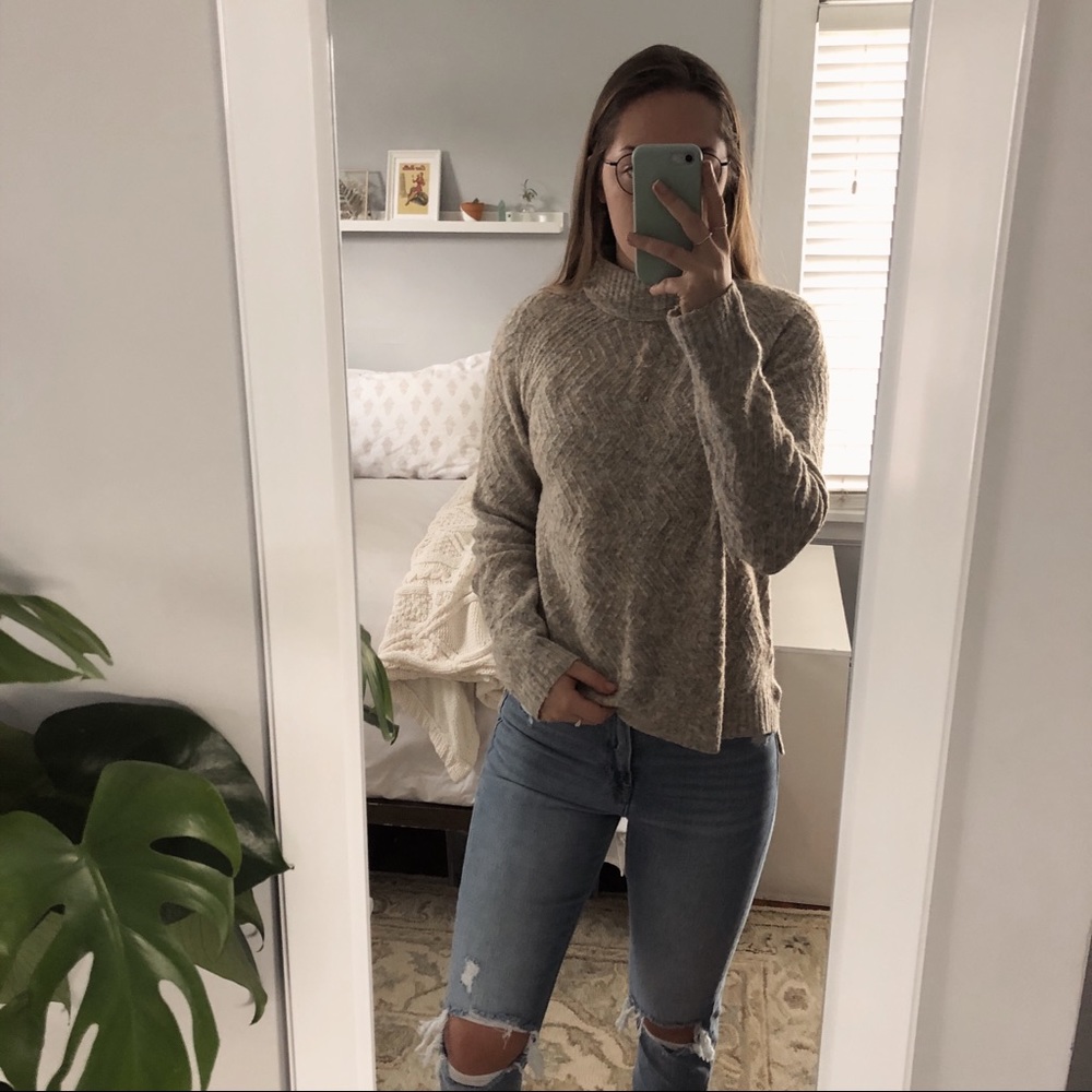 Aeropostale Mock Neck Sweater